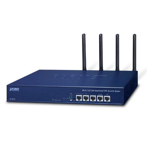 VR-300W5 Wi-Fi 5 AC1200 Dual Band VPN Security Router 5-Port 10/100/1000T