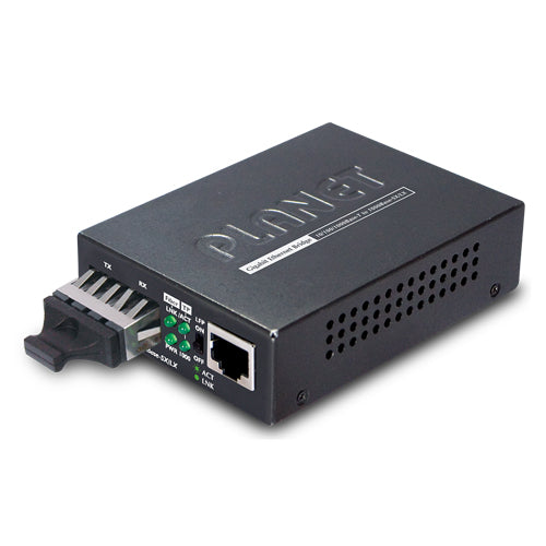 GT-802S 10/100/1000Base-T to 1000Base-SX/LX Gigabit Media Converter - - 