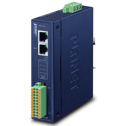 IECS-1116-DI Industrial EtherCAT Slave I/O Module with Isolated 16-ch Digital Input