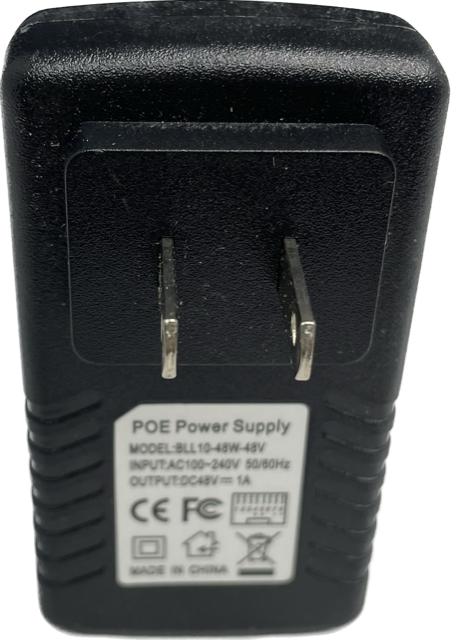 POE-48V-NA  Wall POE injector 1A 48W Gigabit