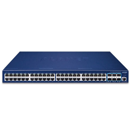SGS-6310-48T6X - L3 48-Port 10/100/1000T + 6-Port 10G SFP+ Stackable Managed Switch - SGS-6310-48T6X- Planet
