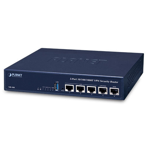 VR-100 5-Port 10/100/1000T VPN Security Router -