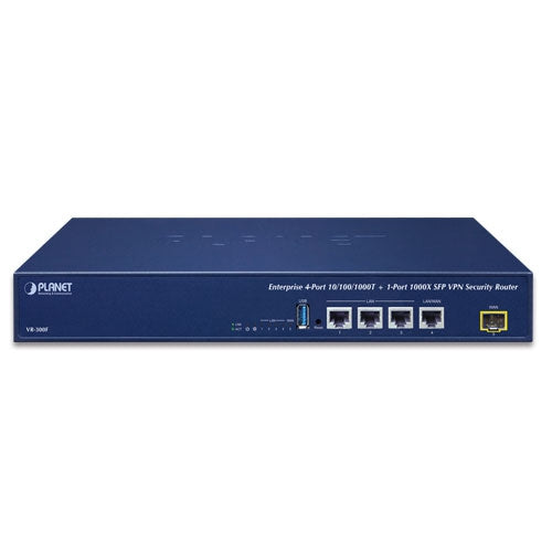 VR-300F Enterprise 4-Port 10/100/1000T + 1-Port 1000X SFP VPN Security Router