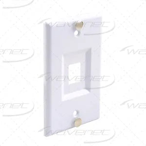 WC-WPP01WH Wall telephone plate keystone plastic White