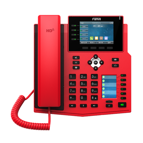 X5U-R Special Red IP Phone Fanvil
