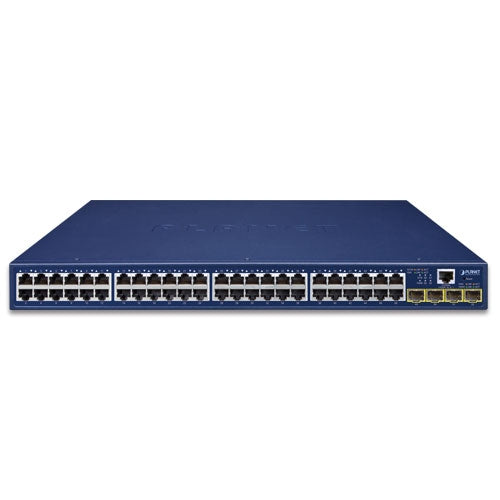 GS-4210-48T4S 48-Port 10/100/1000BASE-T + 4-Port 100/1000BASE-X SFP Managed Gigabit switch - GS-4210-48T4S (V3) -Planet