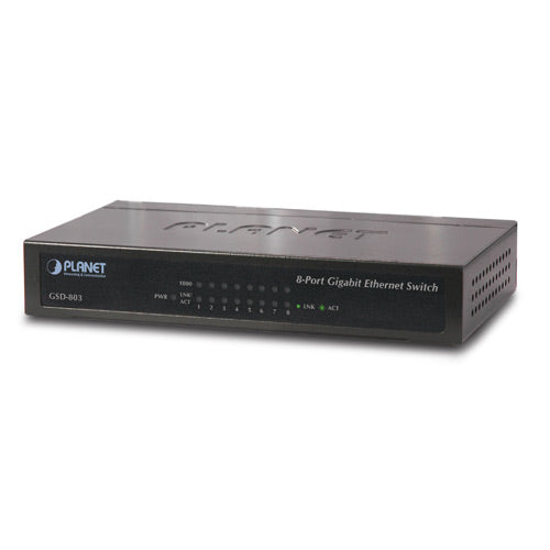 GSD-803    8-Port 10/100/1000Mbps Gigabit Ethernet Switch