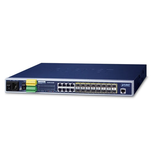 MGSW-24160F 16-Port 100/1000Base-X SFP + 8-Port 10/100/1000Base-T L2/L4 Managed Metro Ethernet Switch - -