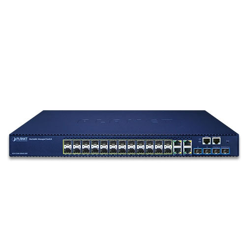 SGS-5240-20S4C4XR Layer 2+ 20-Port 100/1000X SFP + 4-Port Gigabit TP/SFP Combo + 4-Port 10G SFP+ Stackable Managed Switch with 48V redundant power