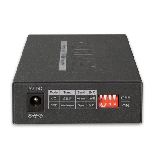 1-Port 10/100/1000T Ethernet to VDSL2 Converter 