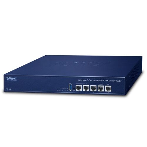 VR-300 Enterprise 5-Port 10/100/1000T VPN Security Router - Planet